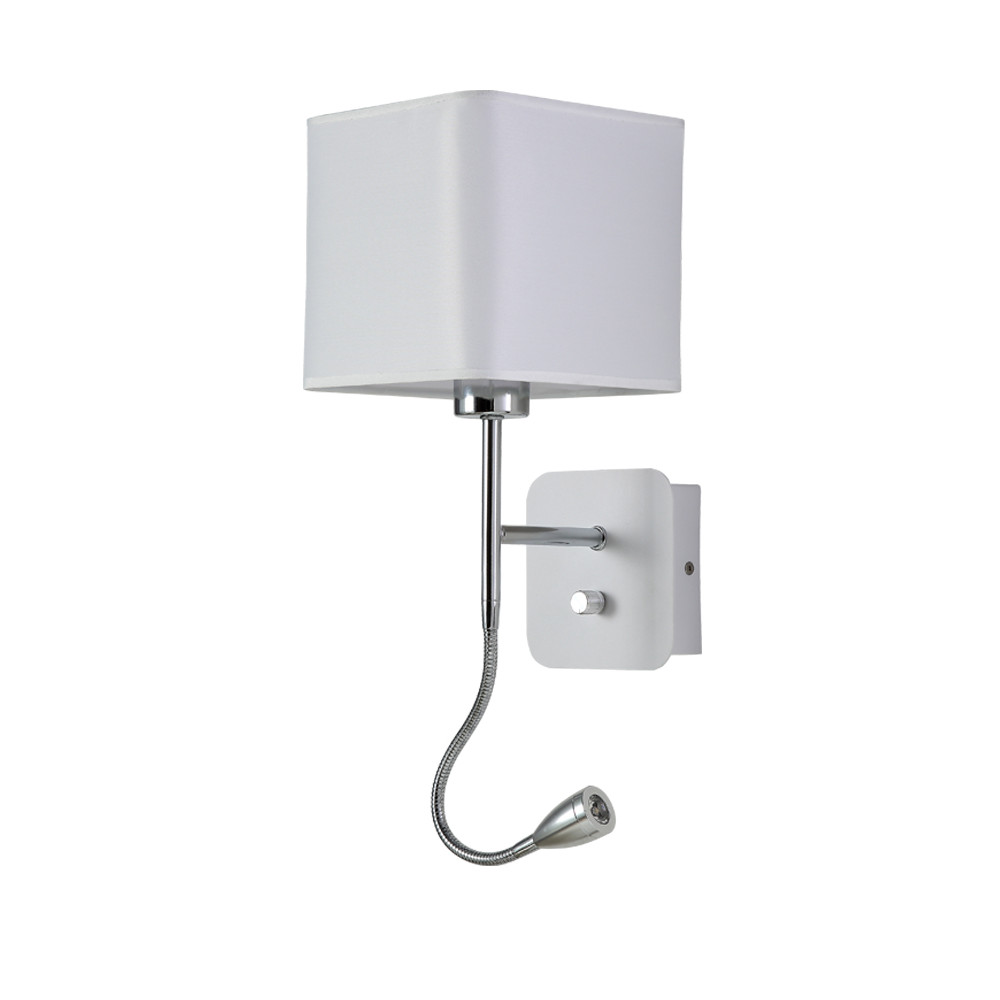 Бра PACO AP2 CHROME/WHITE