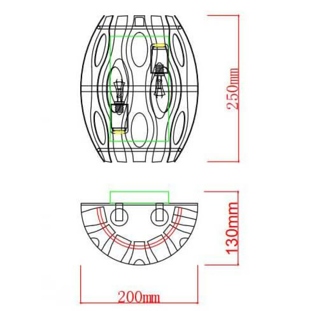 Настенный светильник Meike 4080-402